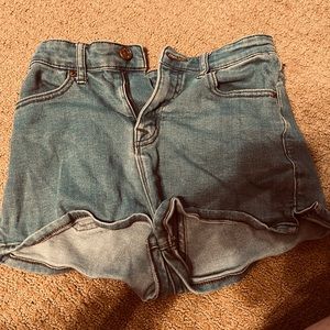 denim shorts